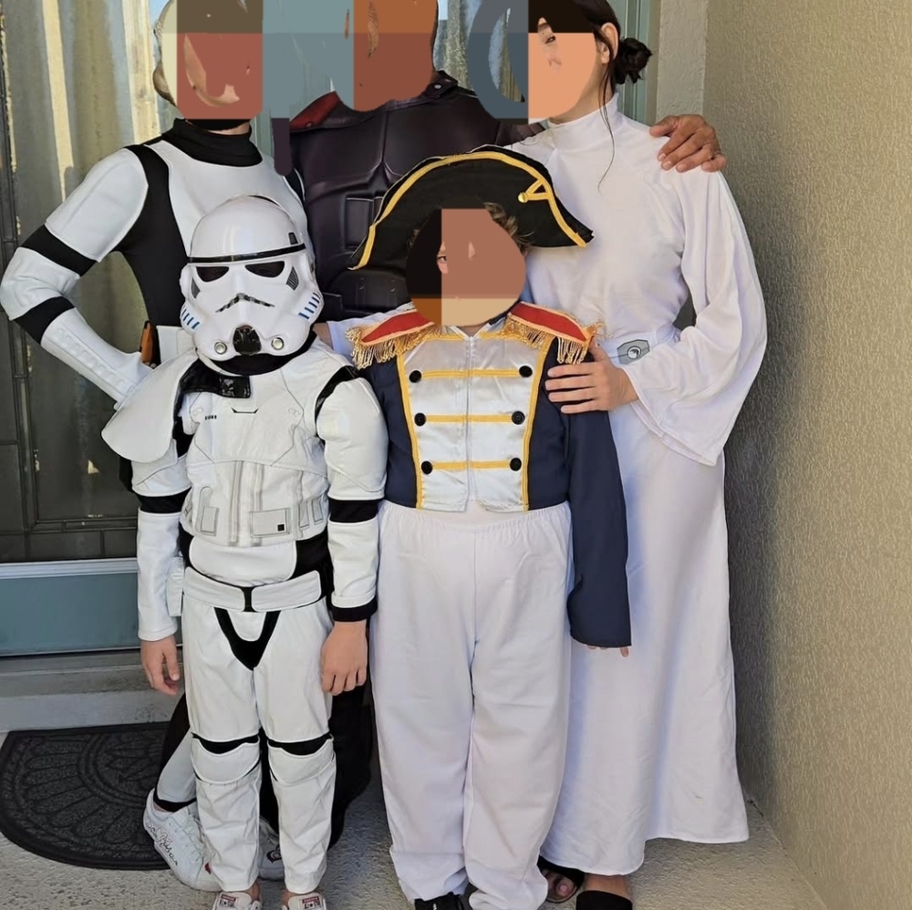 Star Wars Princess Leia Costume - White and Silver One Size